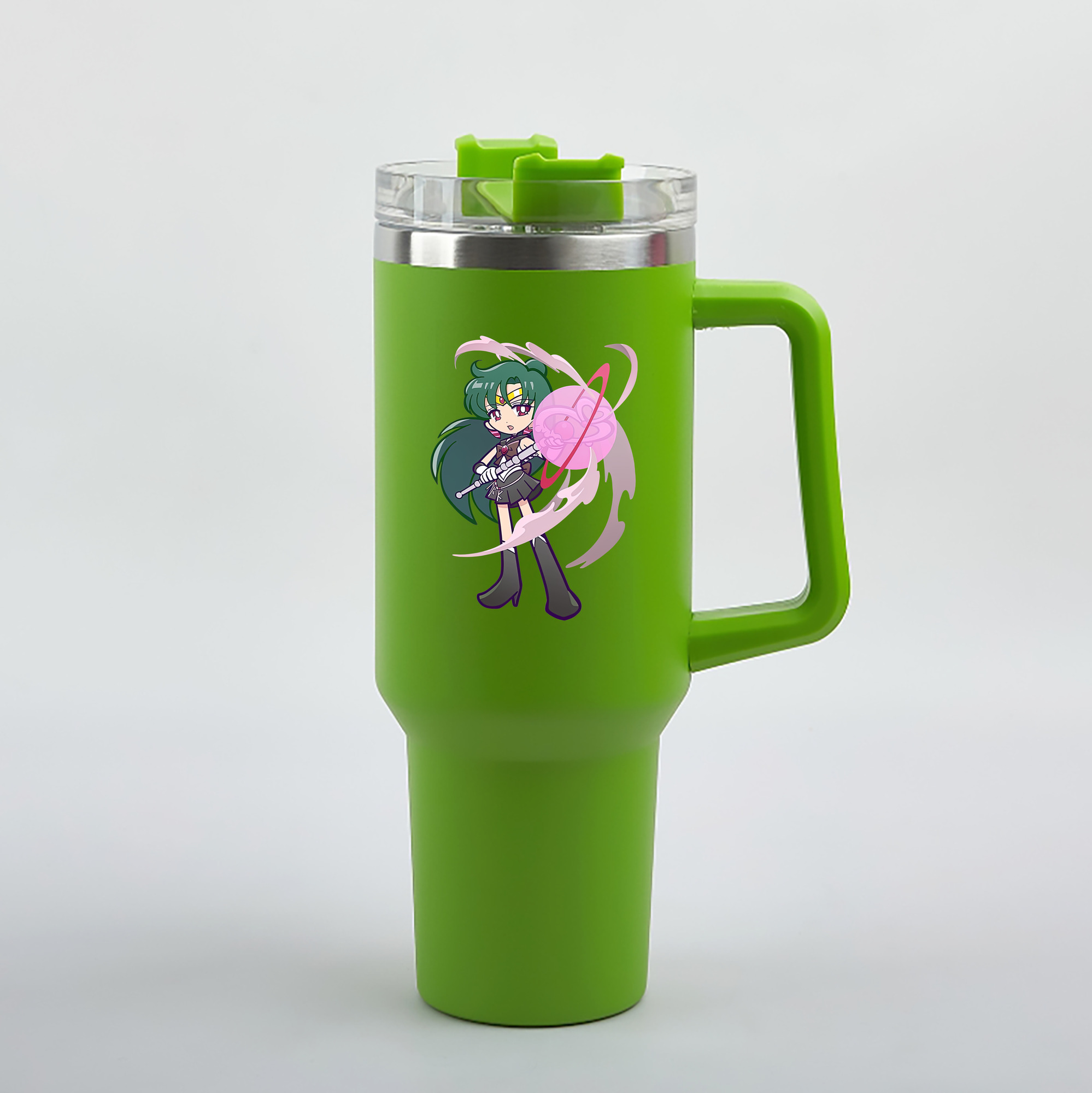 （画像用） 美少女戦士セーラームーン 冥王せつな Sailor Moon Meiou Setsuna 1200mL車用タンブラー（カラープリント）